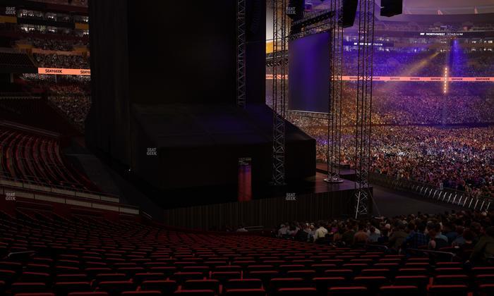 Northwest Stadium - Section 106 Seat View