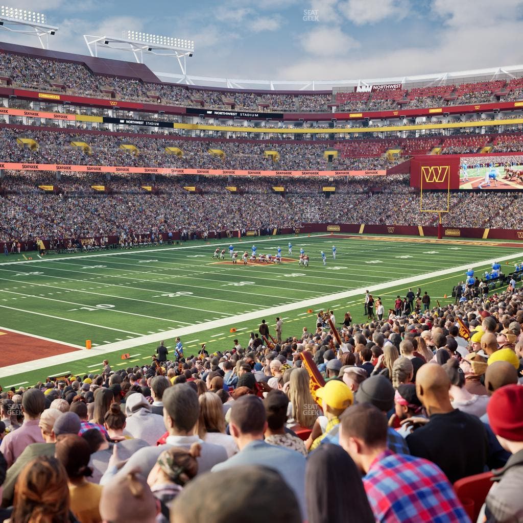 Northwest Stadium - Section 106 Seat View