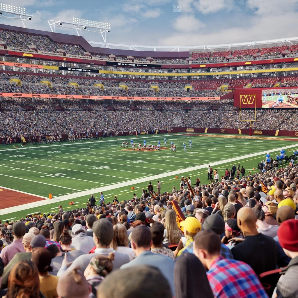 Northwest Stadium - Section 106 Seat View