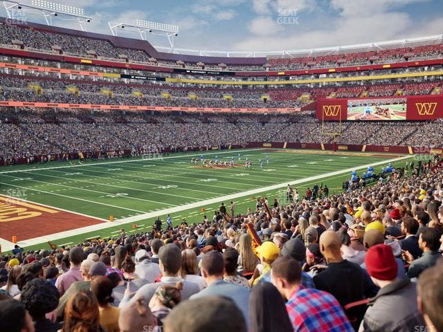 Northwest Stadium - Section 106 Seat View
