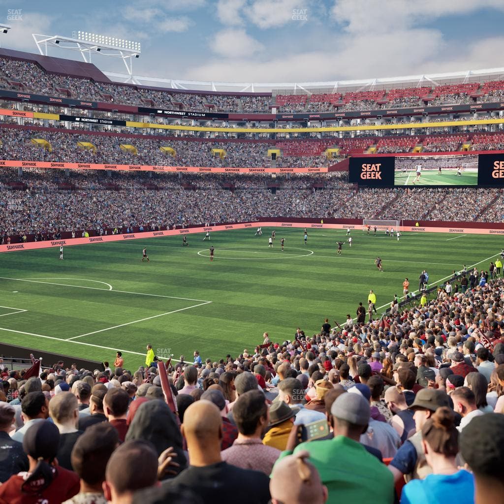 Northwest Stadium - Section 107 Seat View