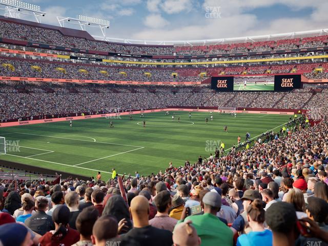 Northwest Stadium - Section 107 Seat View Northwest Stadium - Section 107 Seat View