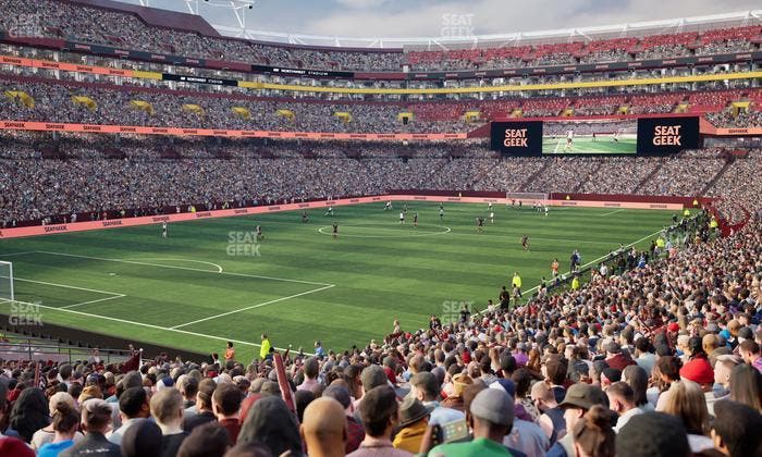 Northwest Stadium - Section 107 Seat View