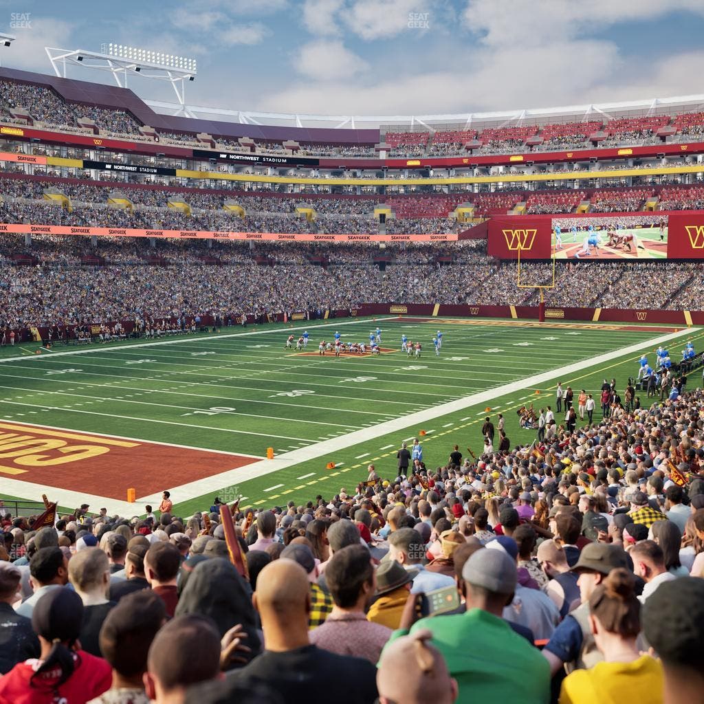 Northwest Stadium - Section 107 Seat View