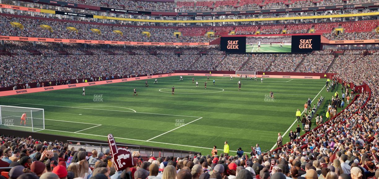 Northwest Stadium - Section 108 Seat View