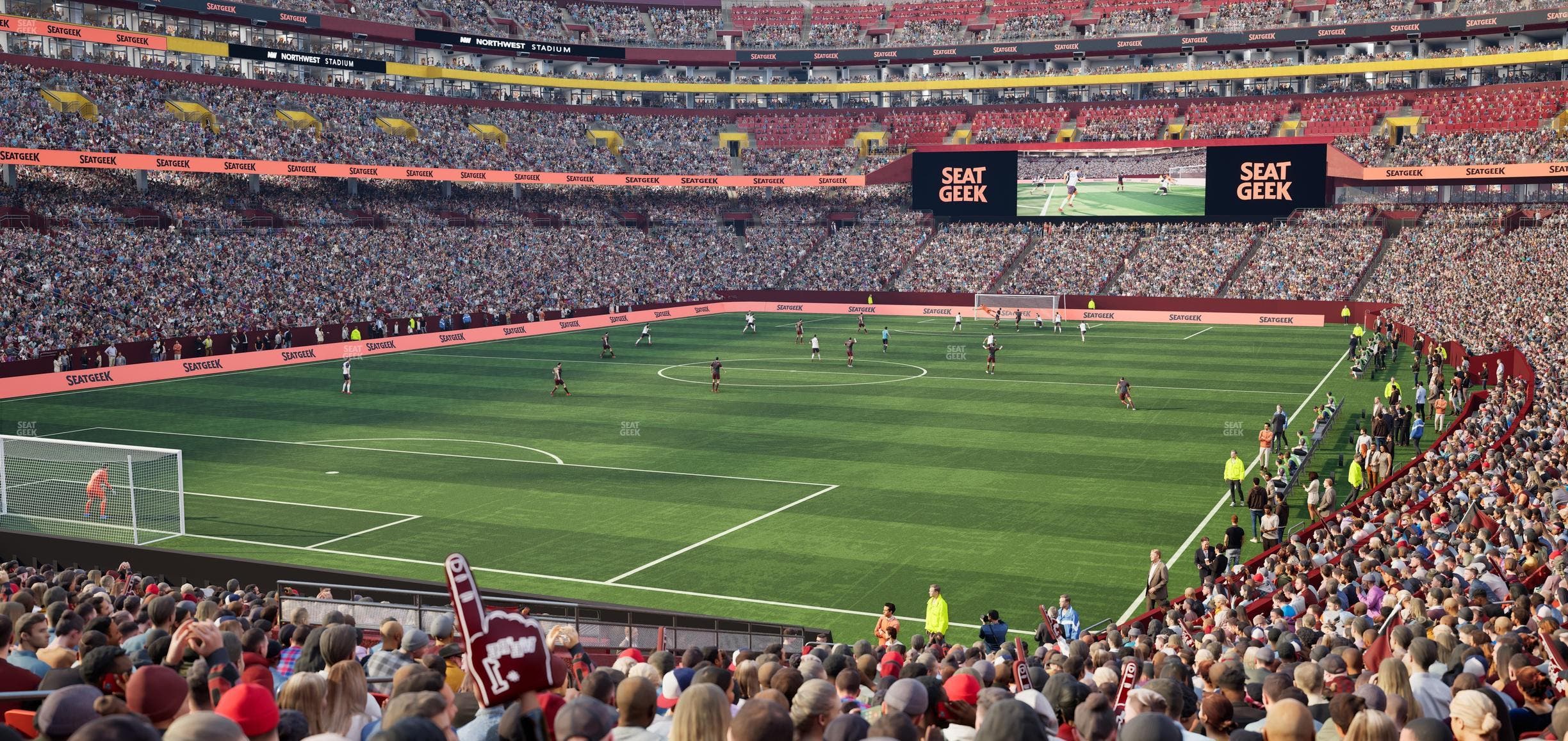 Northwest Stadium - Section 108 Seat View