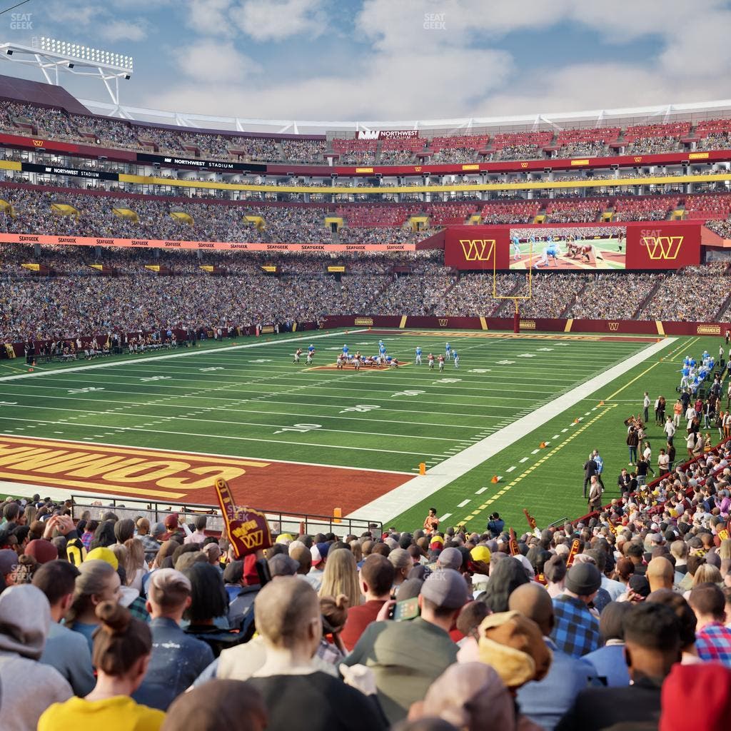 Northwest Stadium - Section 108 Seat View