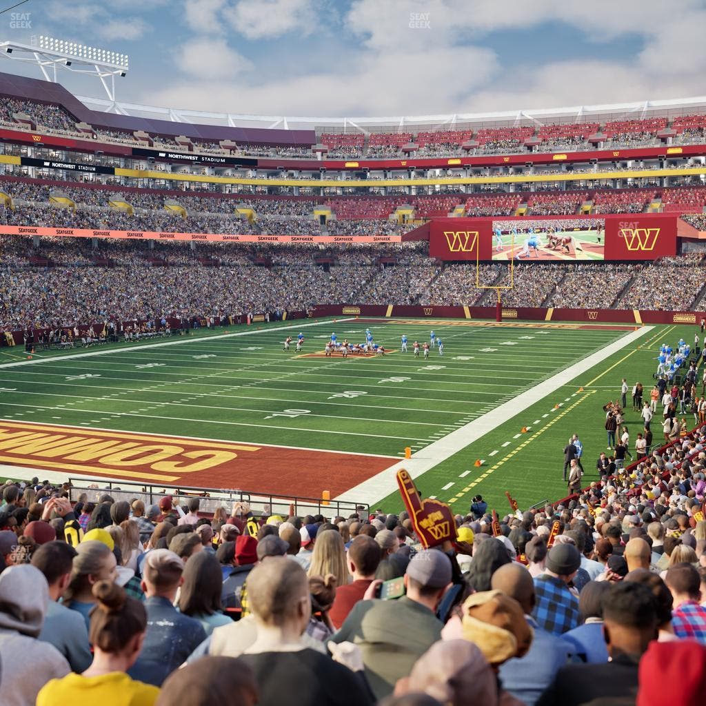 Northwest Stadium - Section 108 Seat View