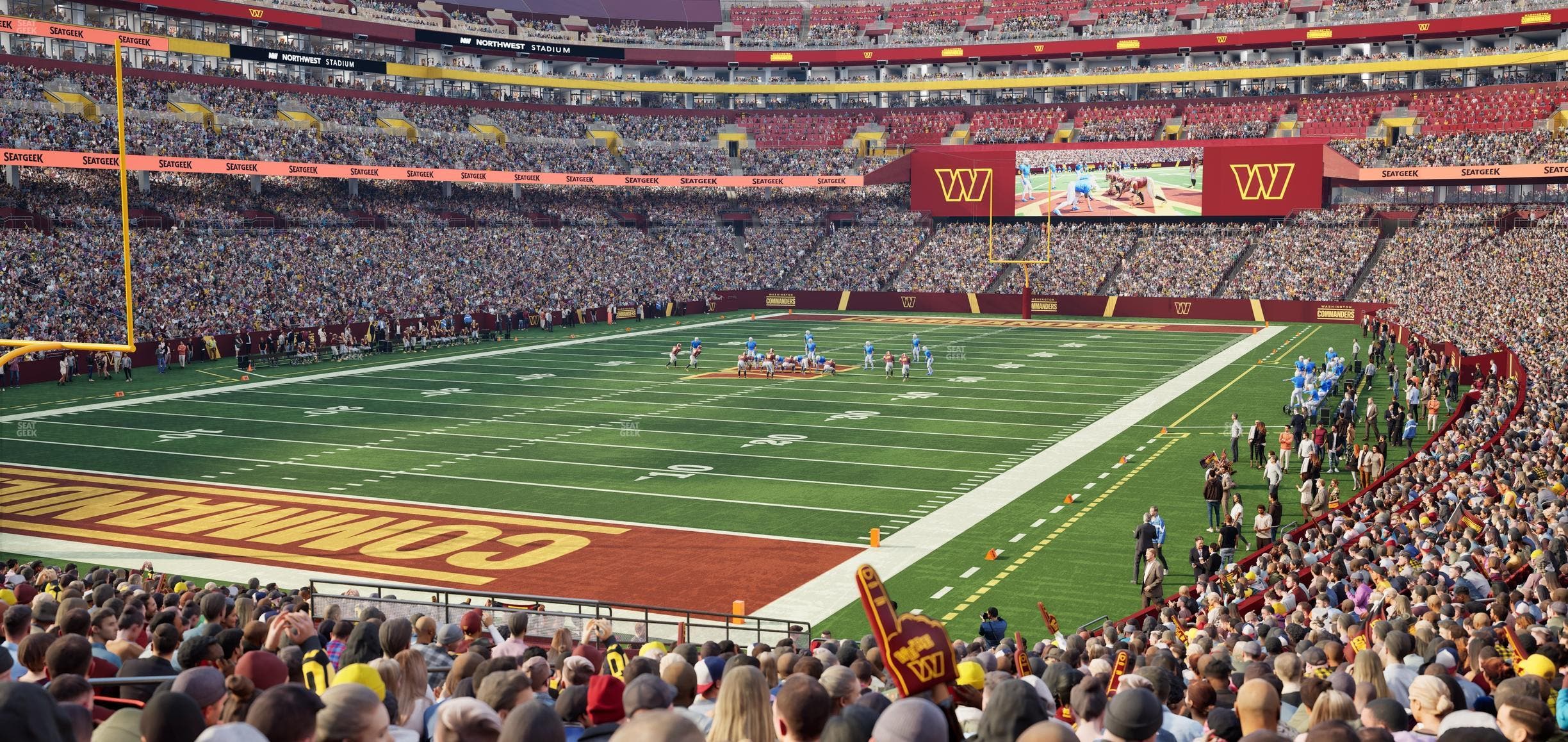 Northwest Stadium - Section 108 Seat View