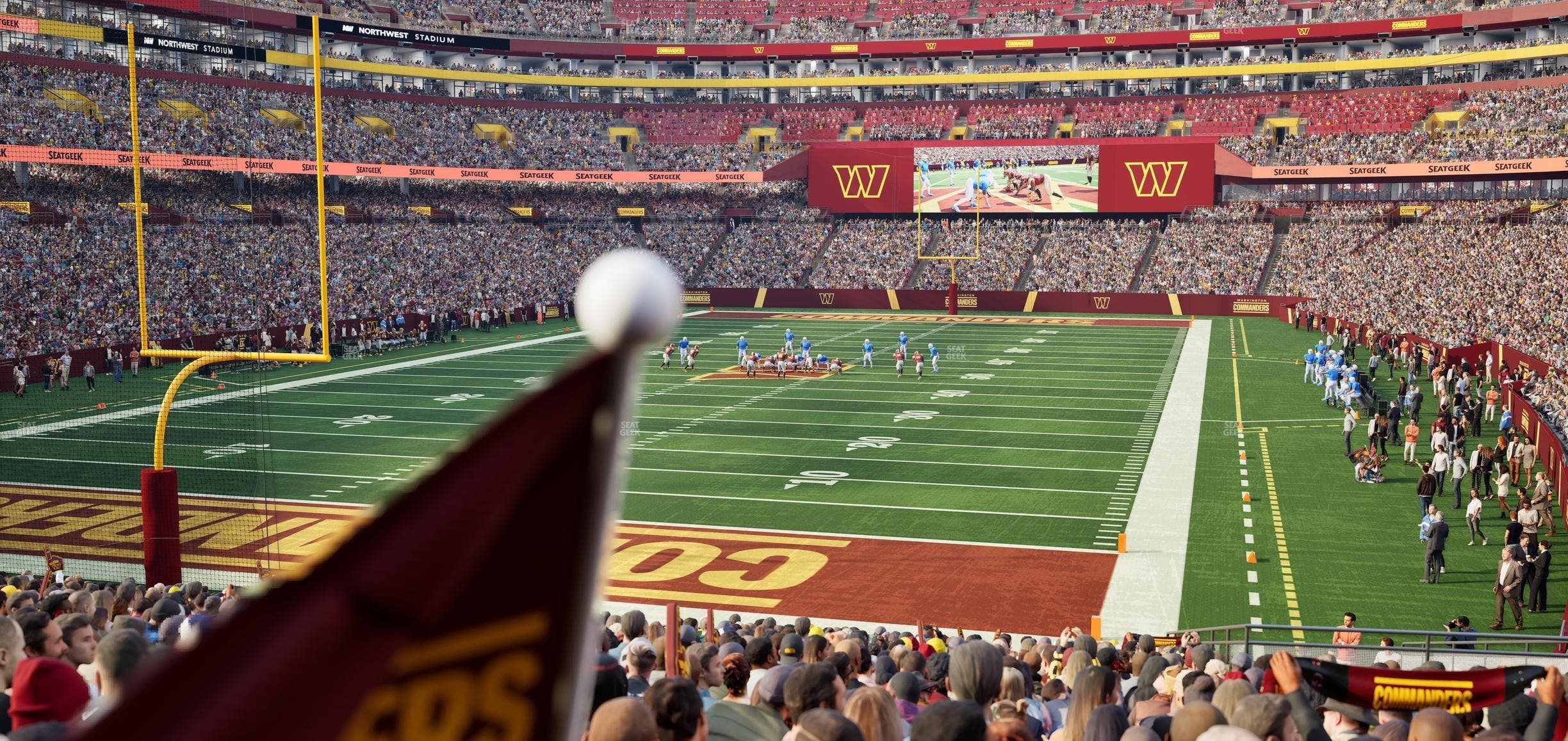 Northwest Stadium - Section 109 Seat View