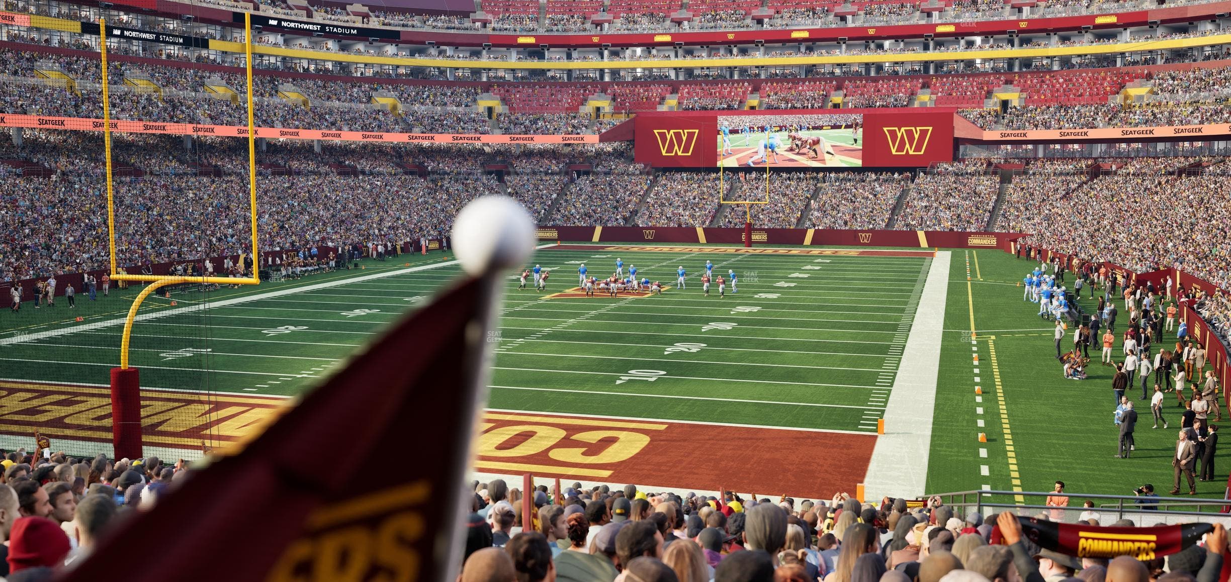 Northwest Stadium - Section 109 Seat View