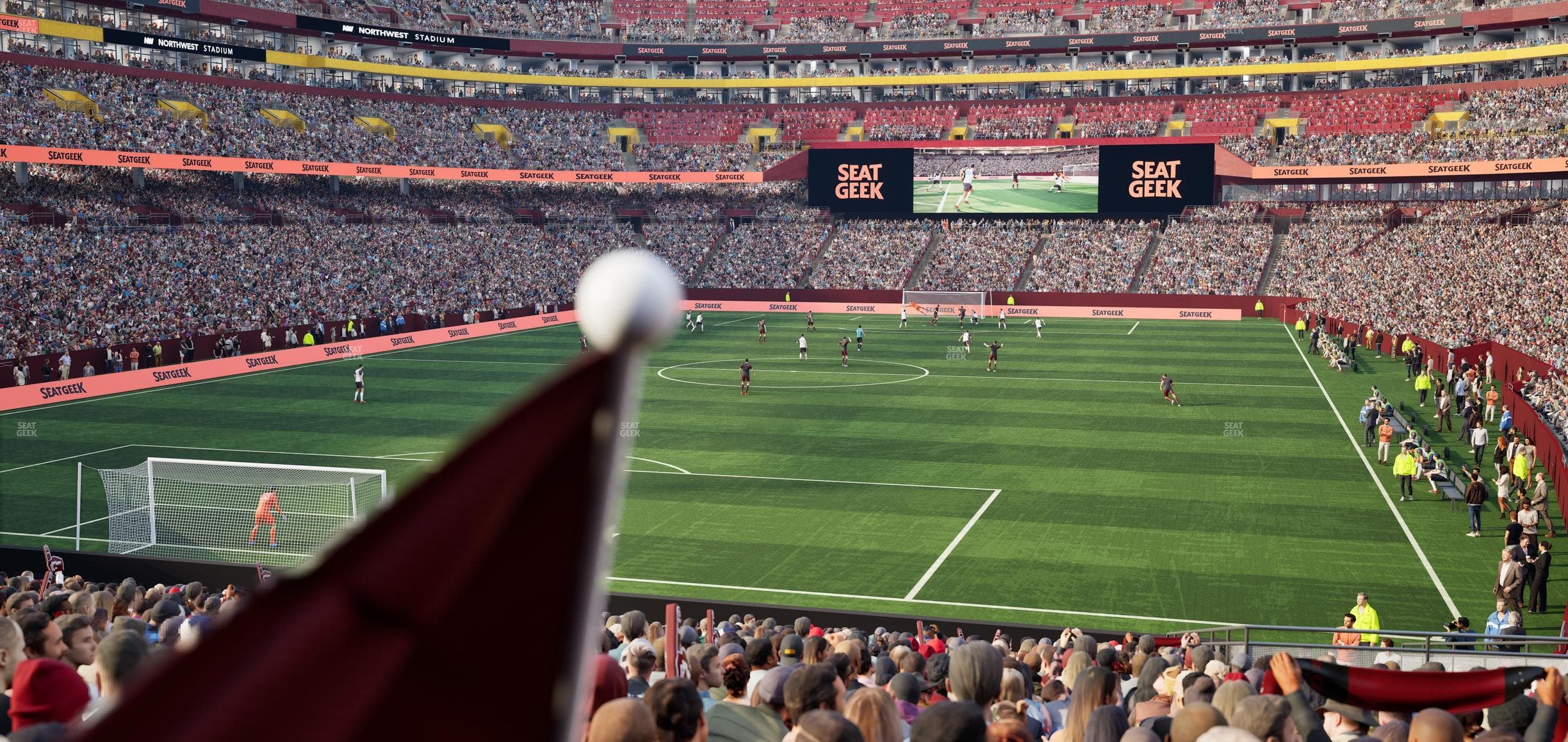 Northwest Stadium - Section 109 Seat View