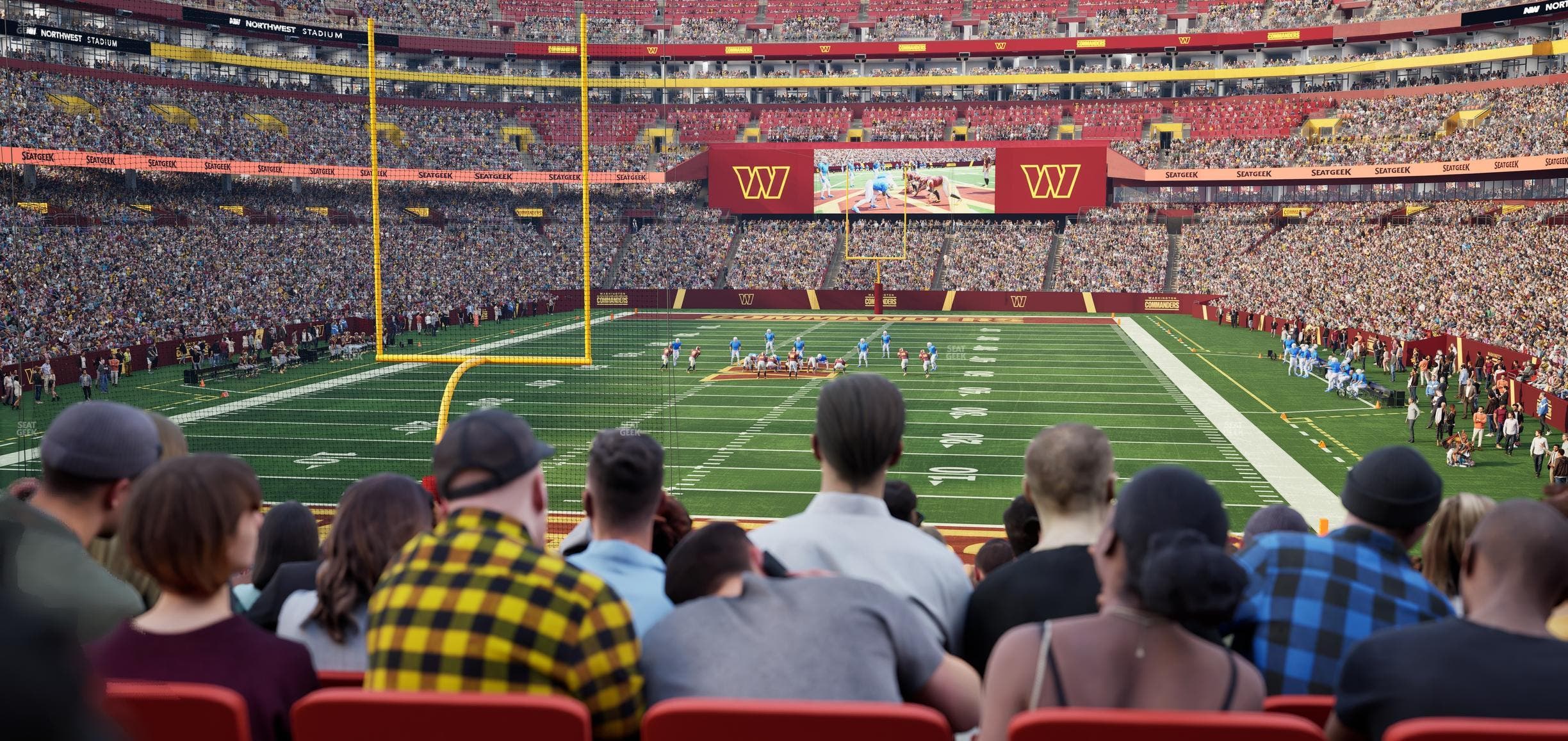 Northwest Stadium - Section 110 Seat View
