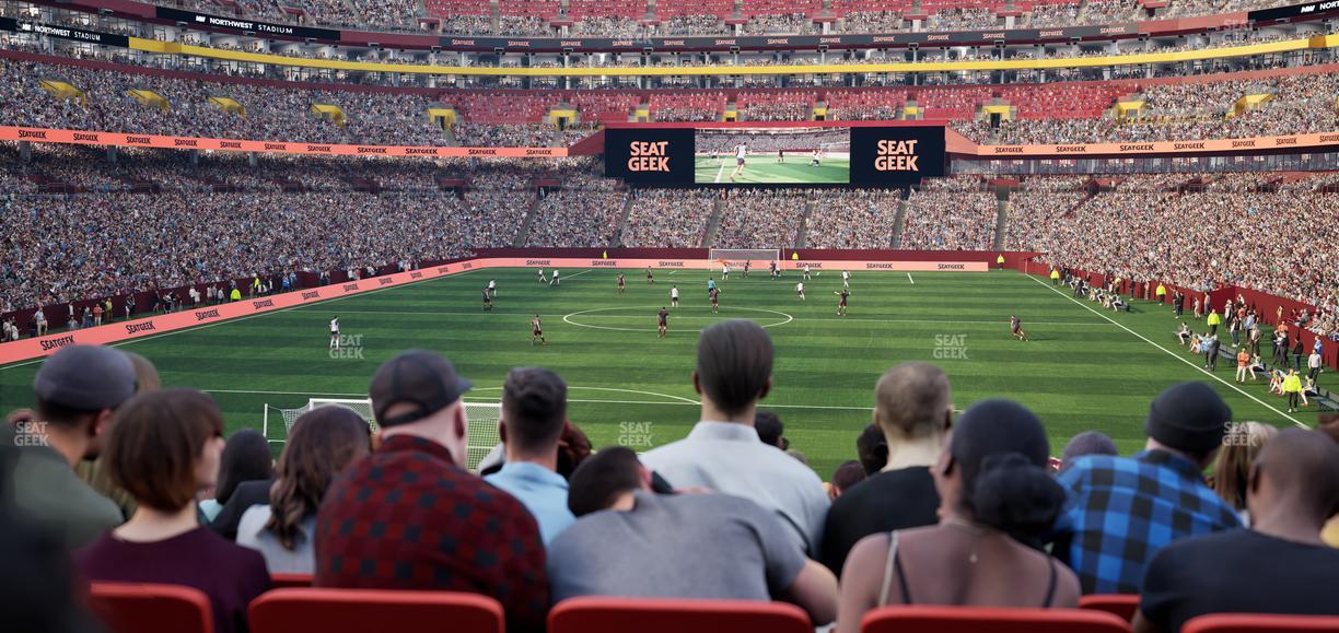 Northwest Stadium - Section 110 Seat View