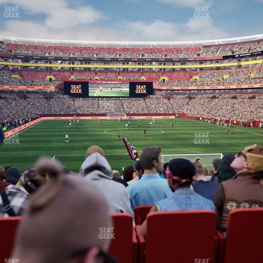 Northwest Stadium - Section 112 Seat View