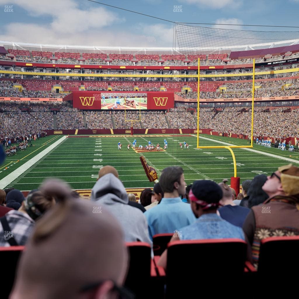 Northwest Stadium - Section 112 Seat View