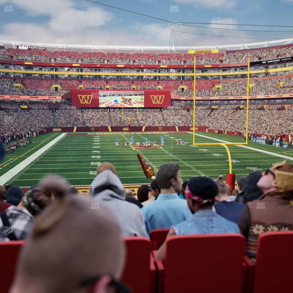 Northwest Stadium - Section 112 Seat View