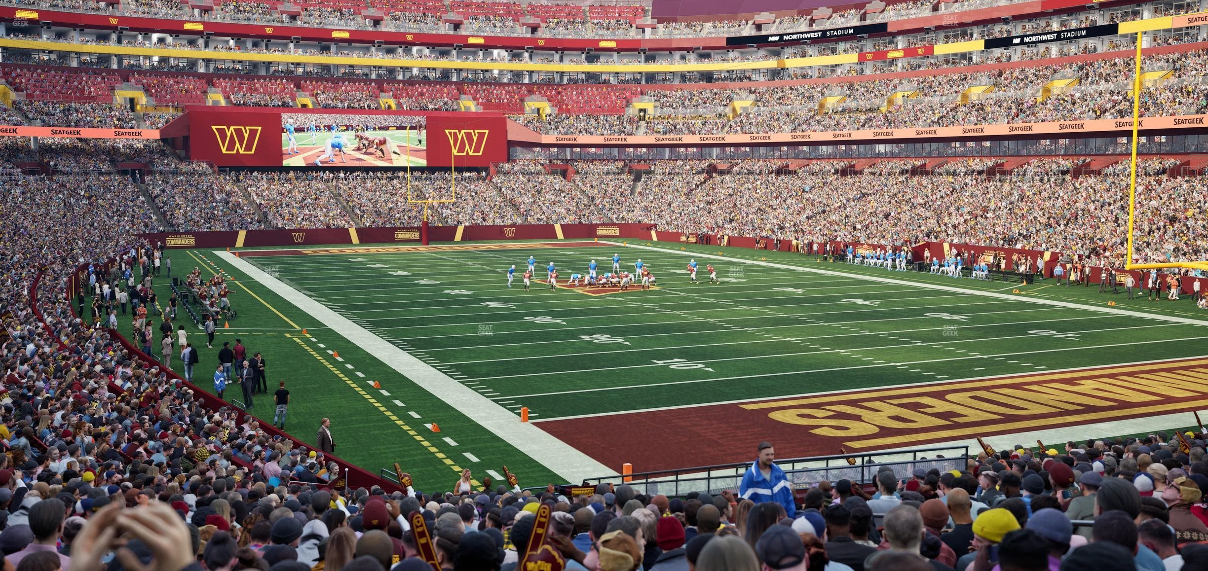 Northwest Stadium - Section 114 Seat View