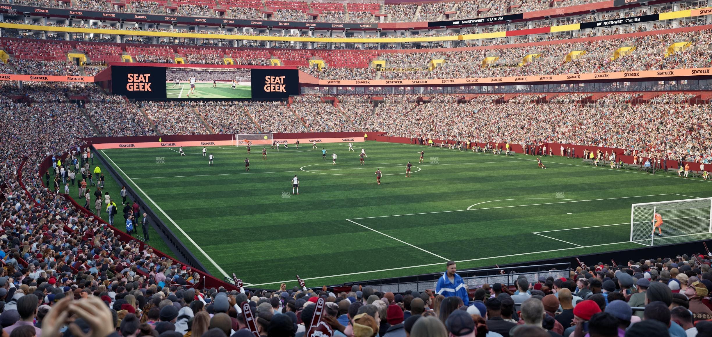 Northwest Stadium - Section 114 Seat View