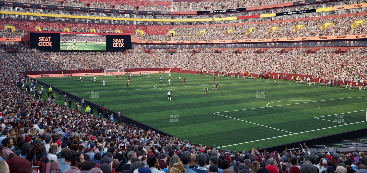 Northwest Stadium - Section 115 Seat View