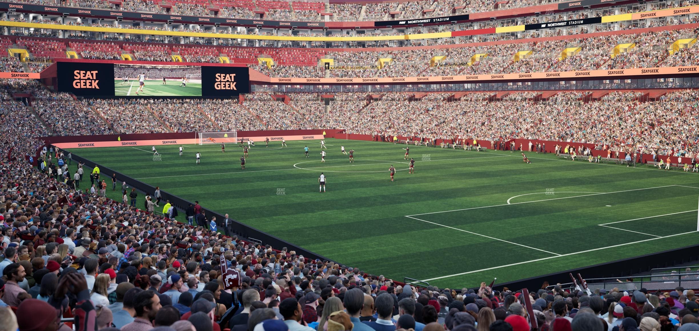 Northwest Stadium - Section 115 Seat View