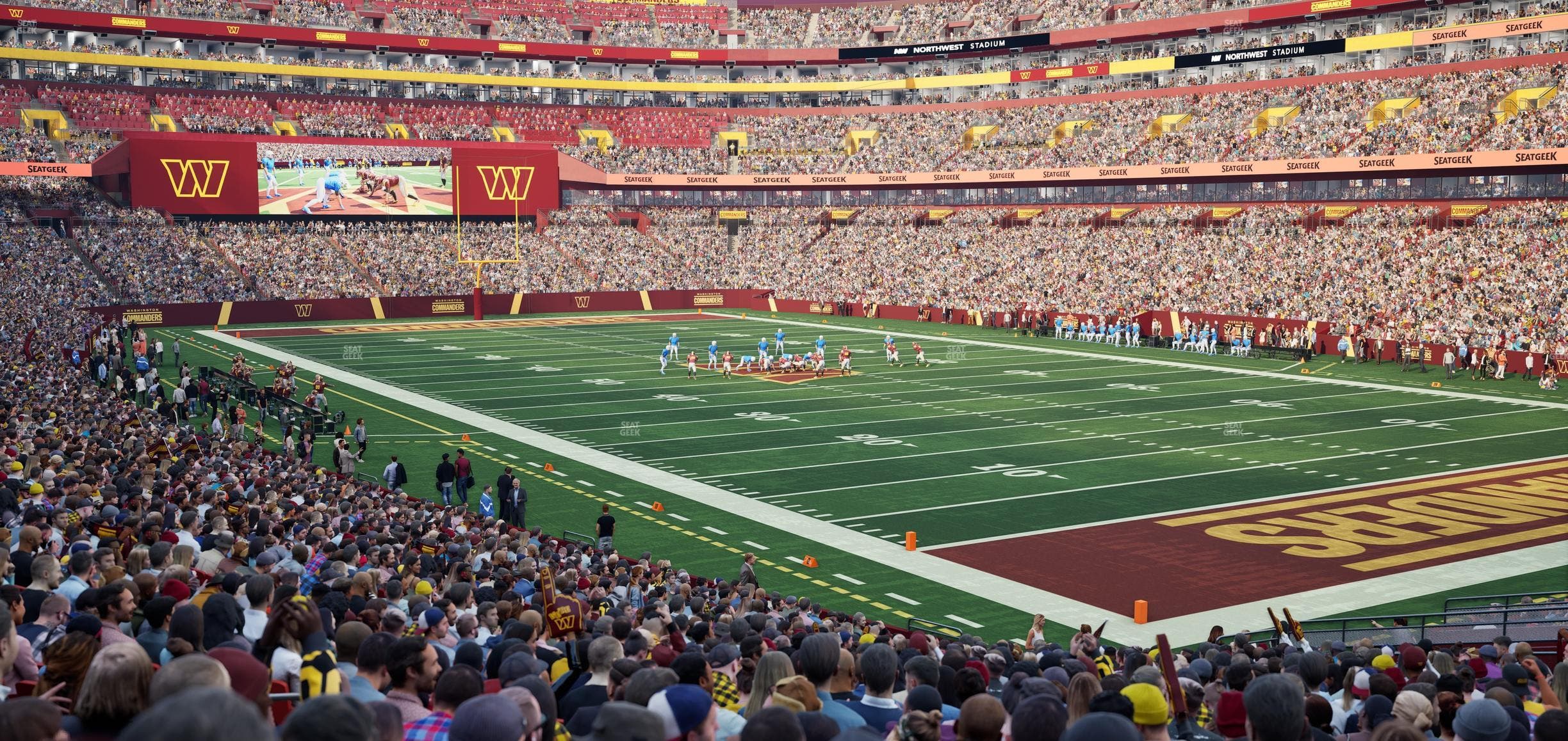 Northwest Stadium - Section 115 Seat View