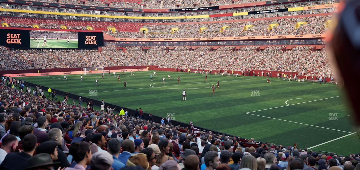 Northwest Stadium - Section 116 Seat View