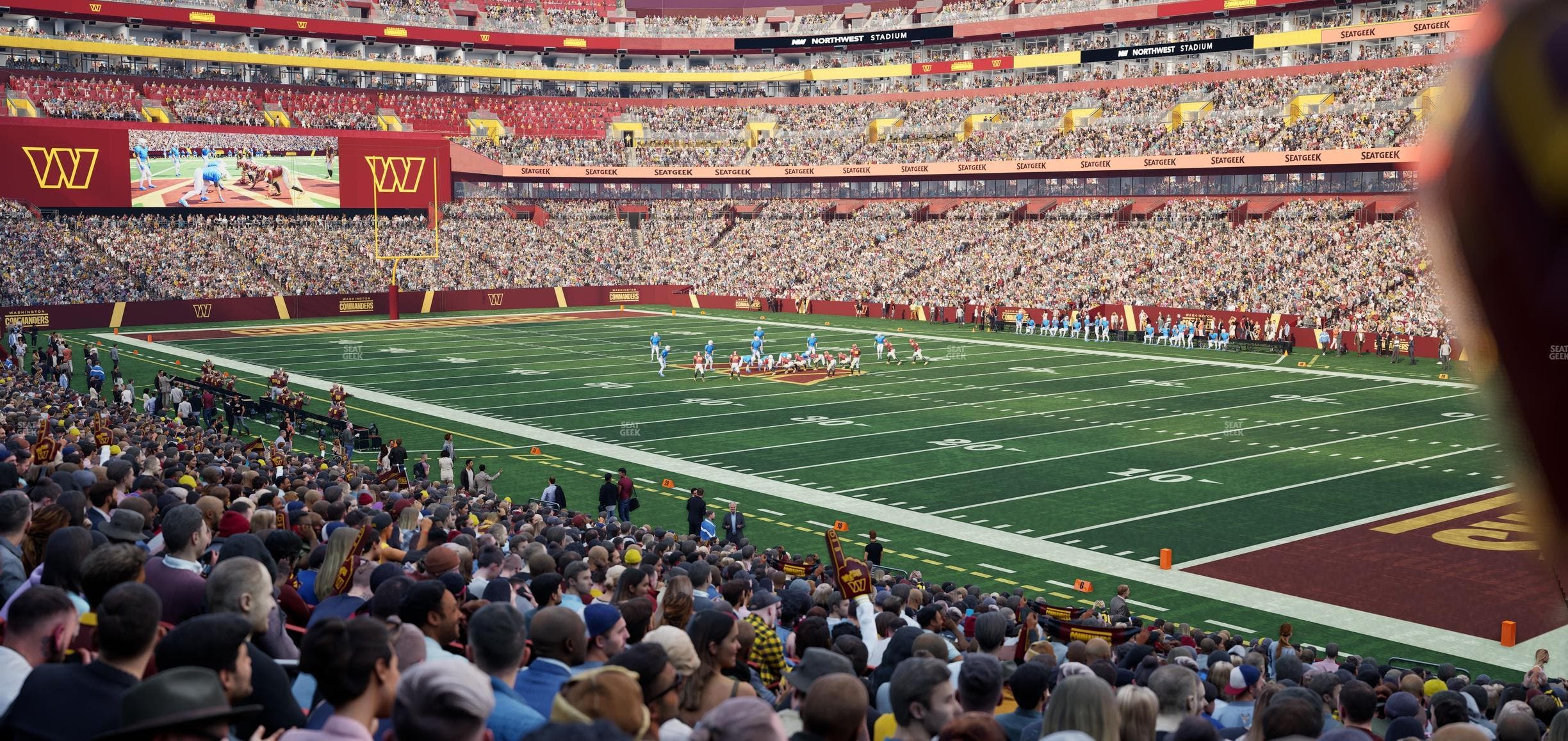 Northwest Stadium - Section 116 Seat View