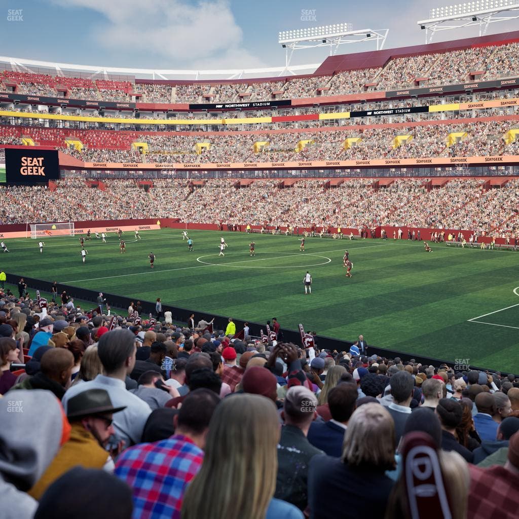 Northwest Stadium - Section 117 Seat View