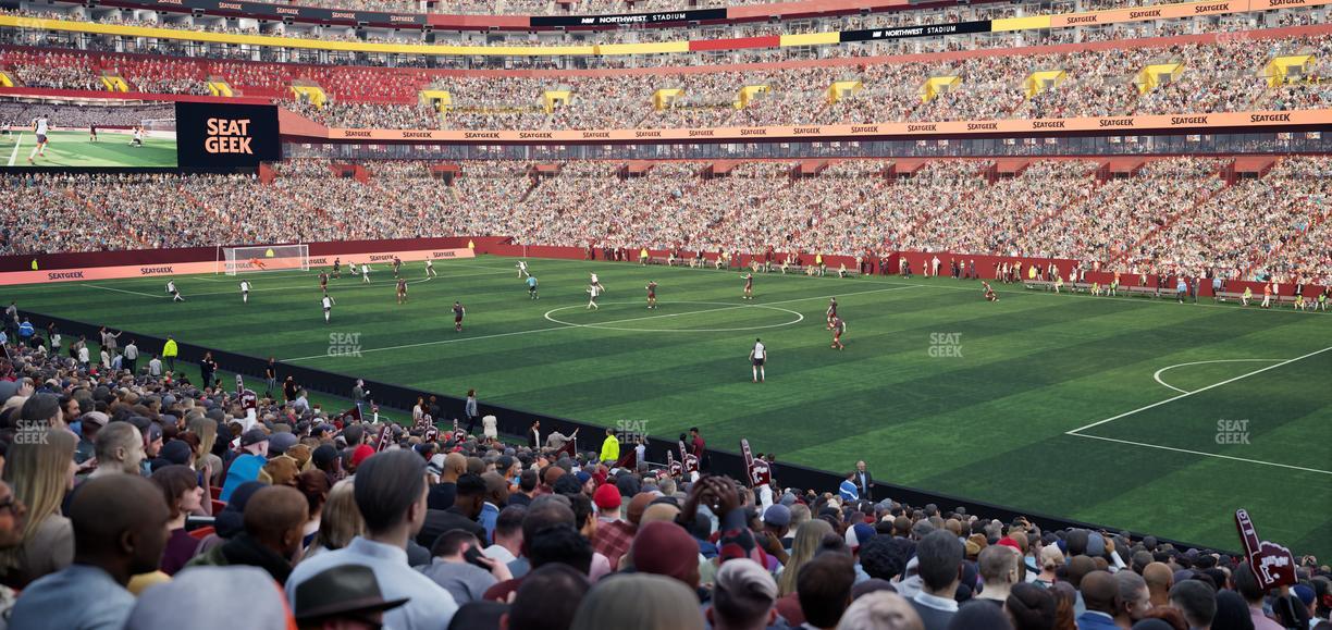 Northwest Stadium - Section 117 Seat View
