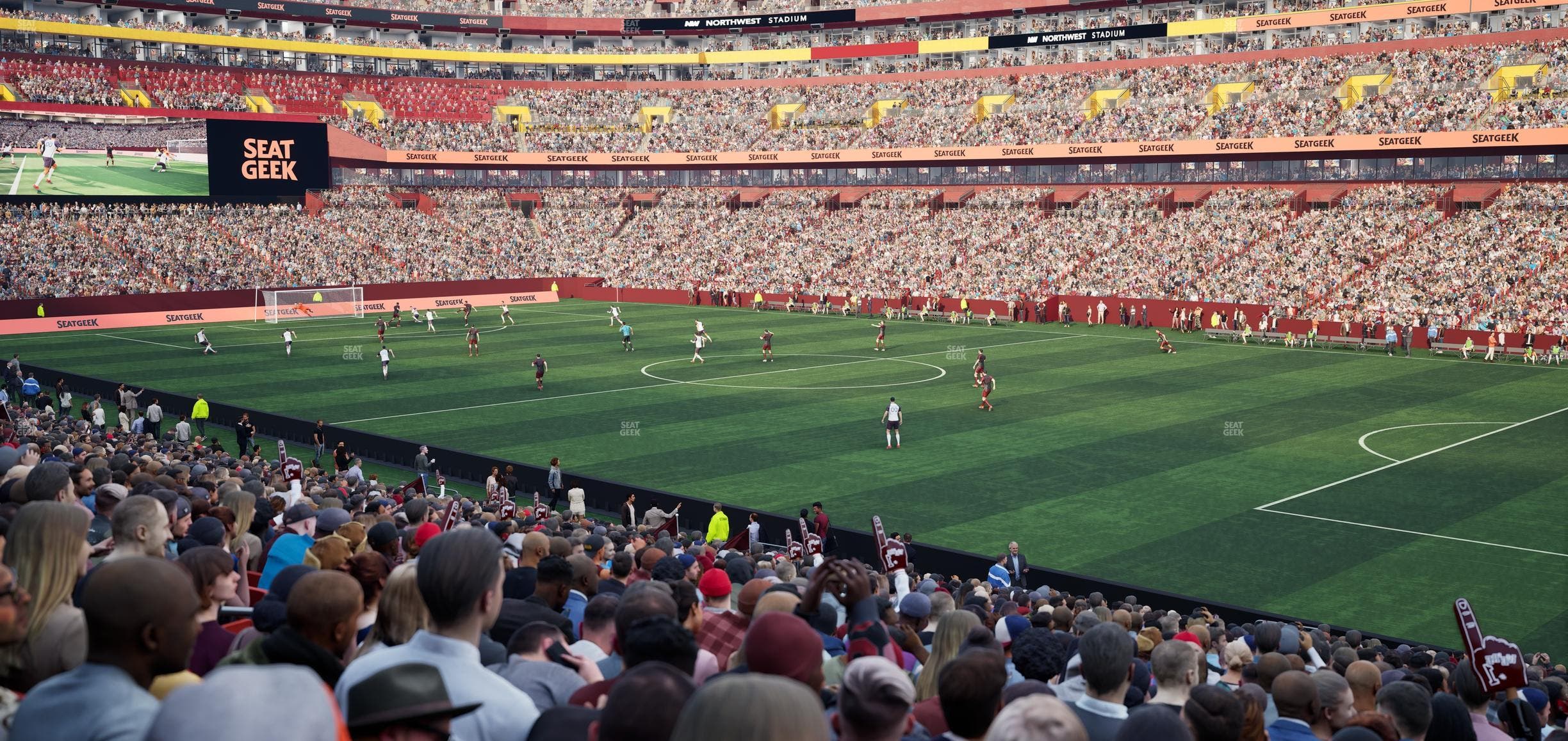Northwest Stadium - Section 117 Seat View