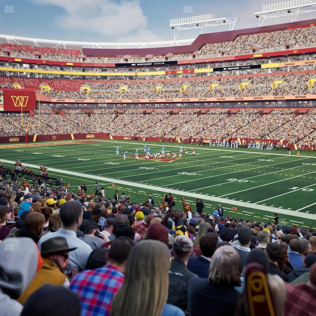 Northwest Stadium - Section 117 Seat View