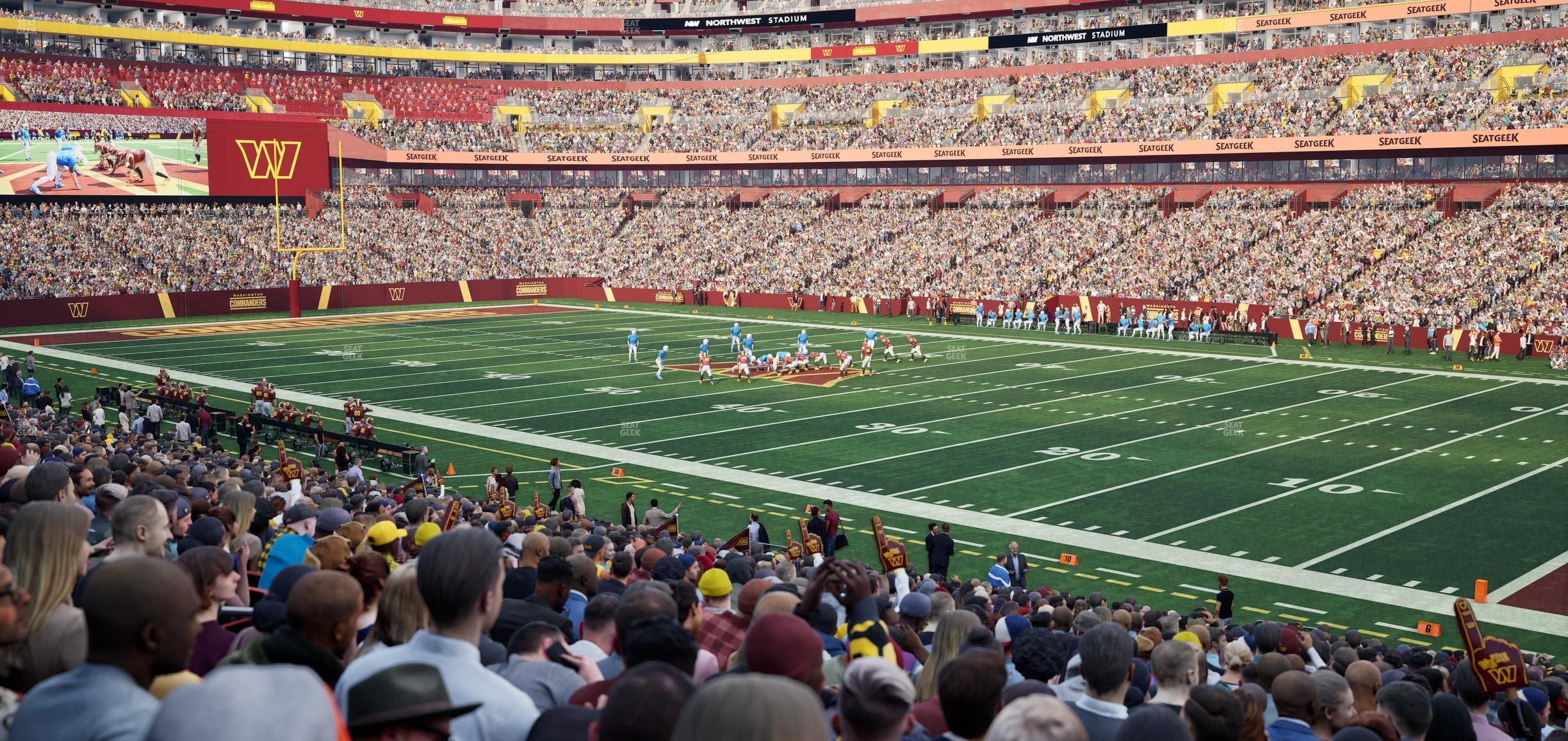 Northwest Stadium - Section 117 Seat View