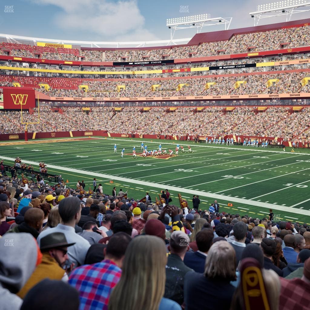 Northwest Stadium - Section 117 Seat View