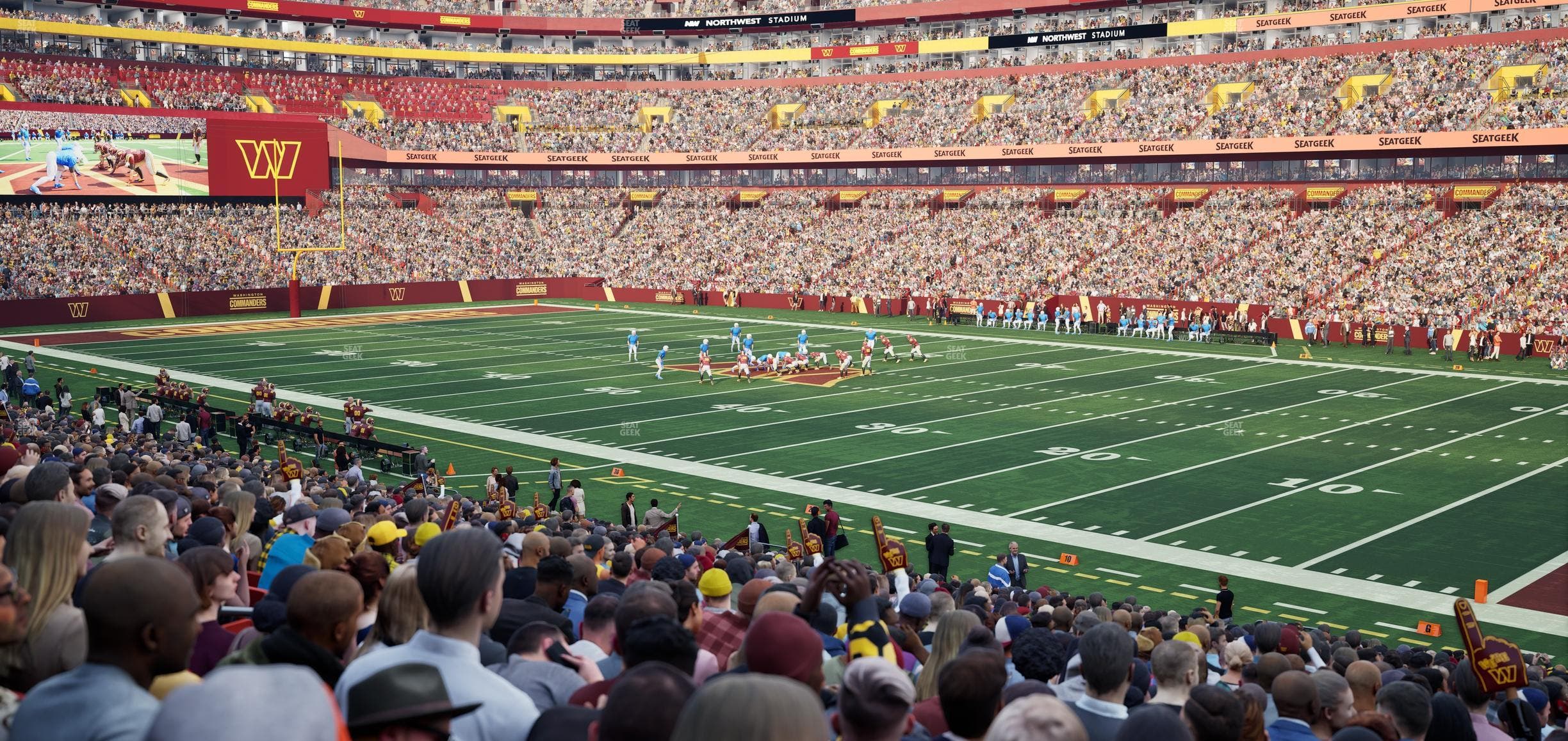 Northwest Stadium - Section 117 Seat View