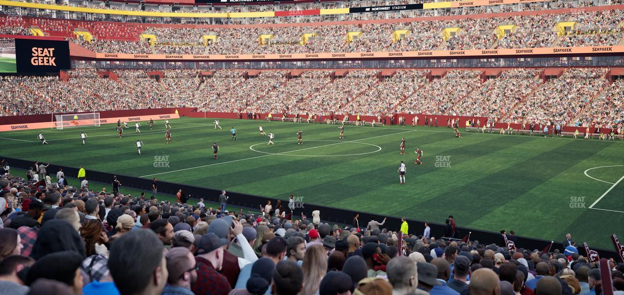 Northwest Stadium - Section 118 Seat View