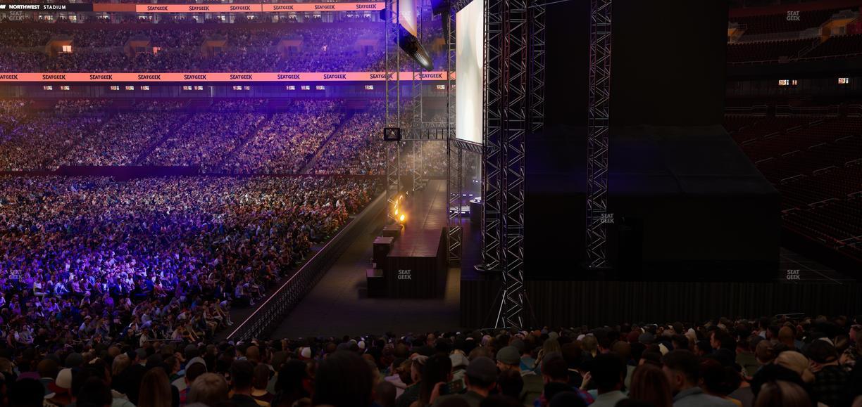 Northwest Stadium - Section 118 Seat View