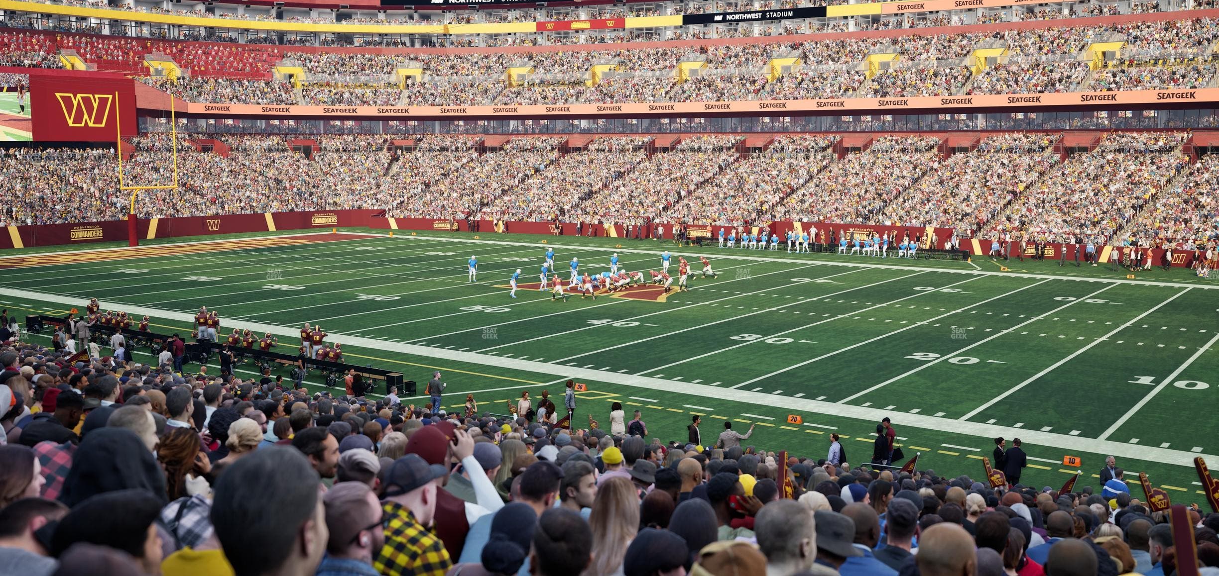 Northwest Stadium - Section 118 Seat View