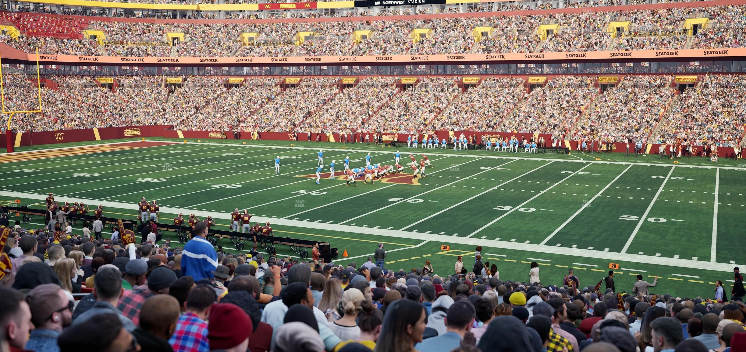 Northwest Stadium - Section 119 Seat View