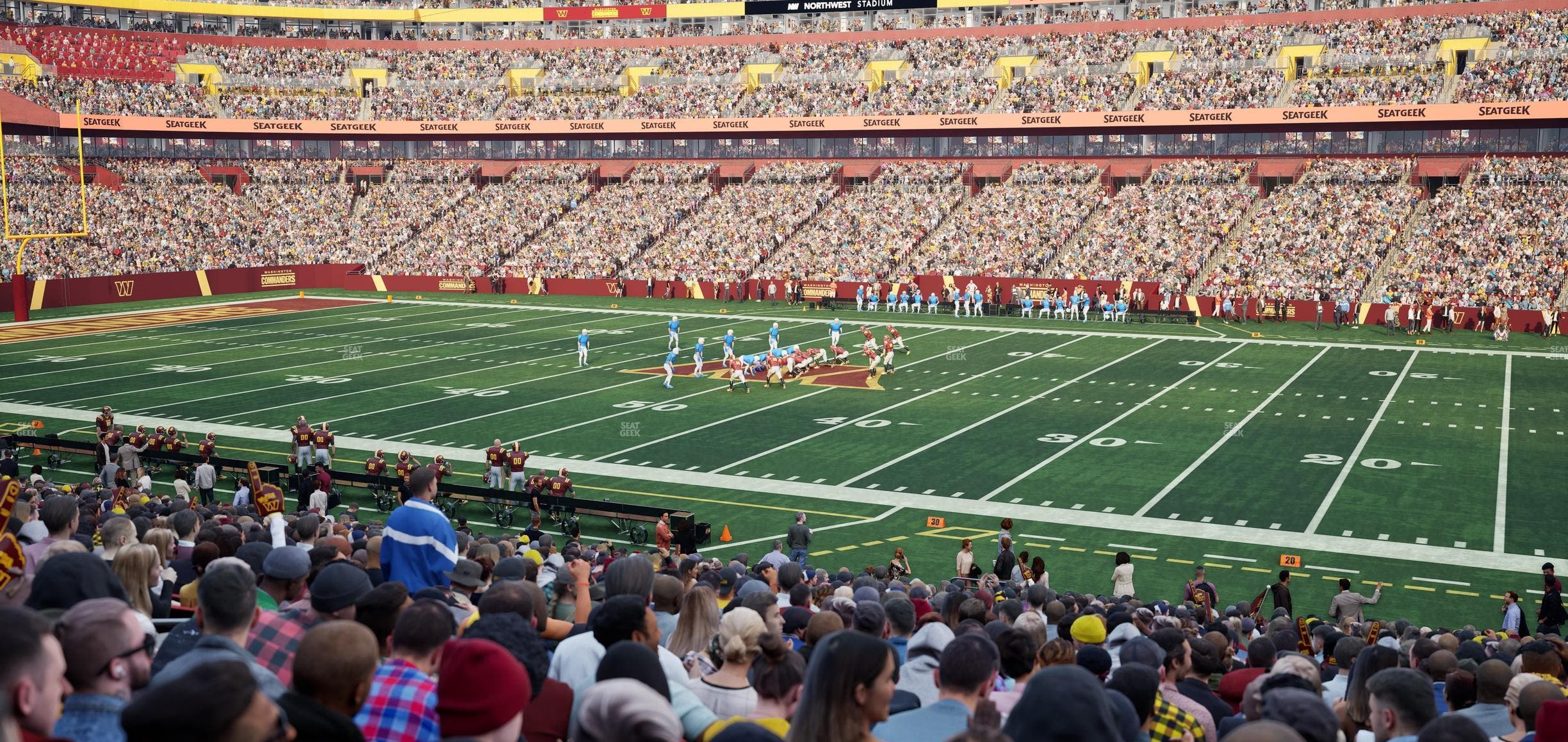 Northwest Stadium - Section 119 Seat View