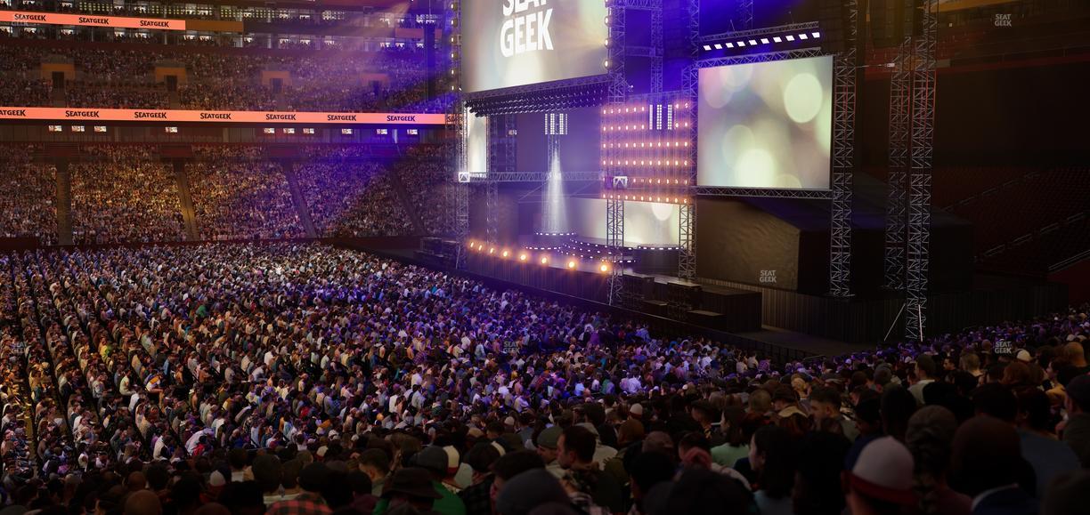 Northwest Stadium - Section 121 Seat View