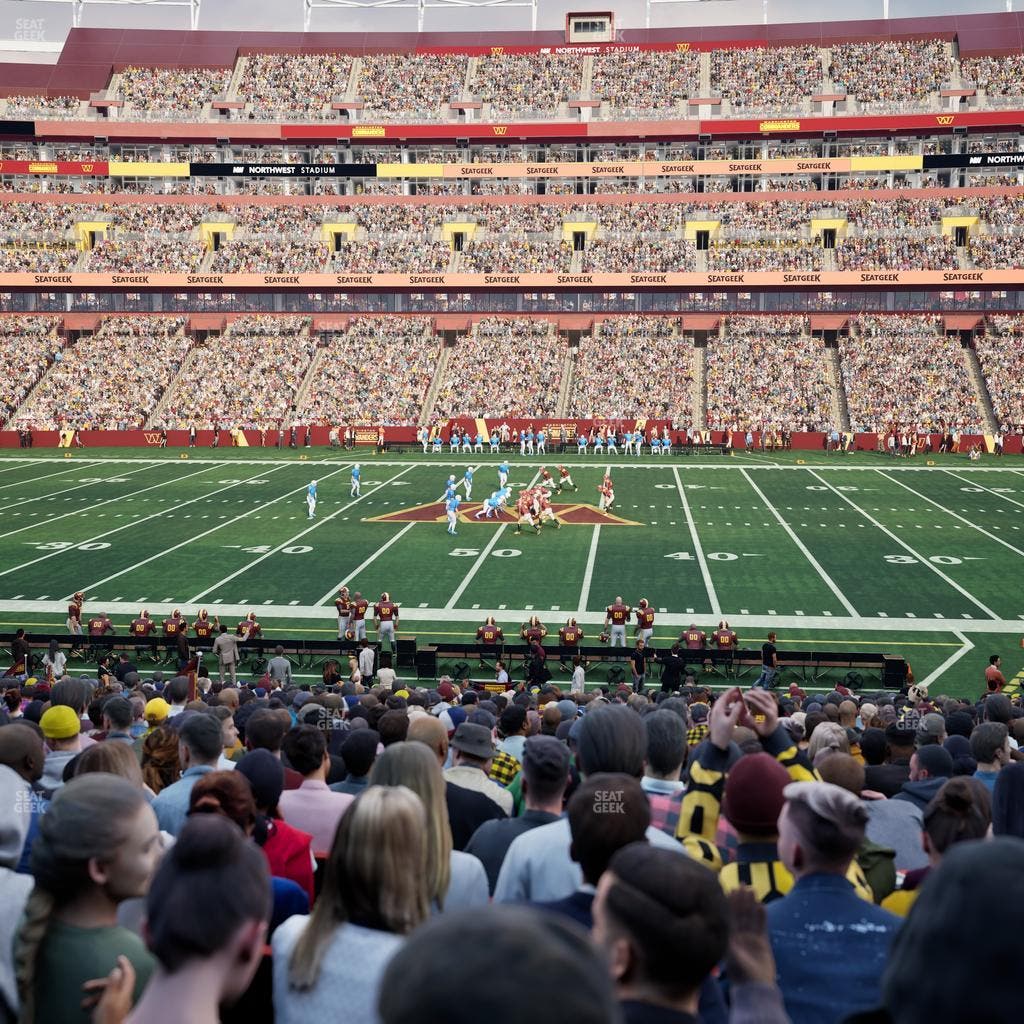 Northwest Stadium - Section 121 Seat View
