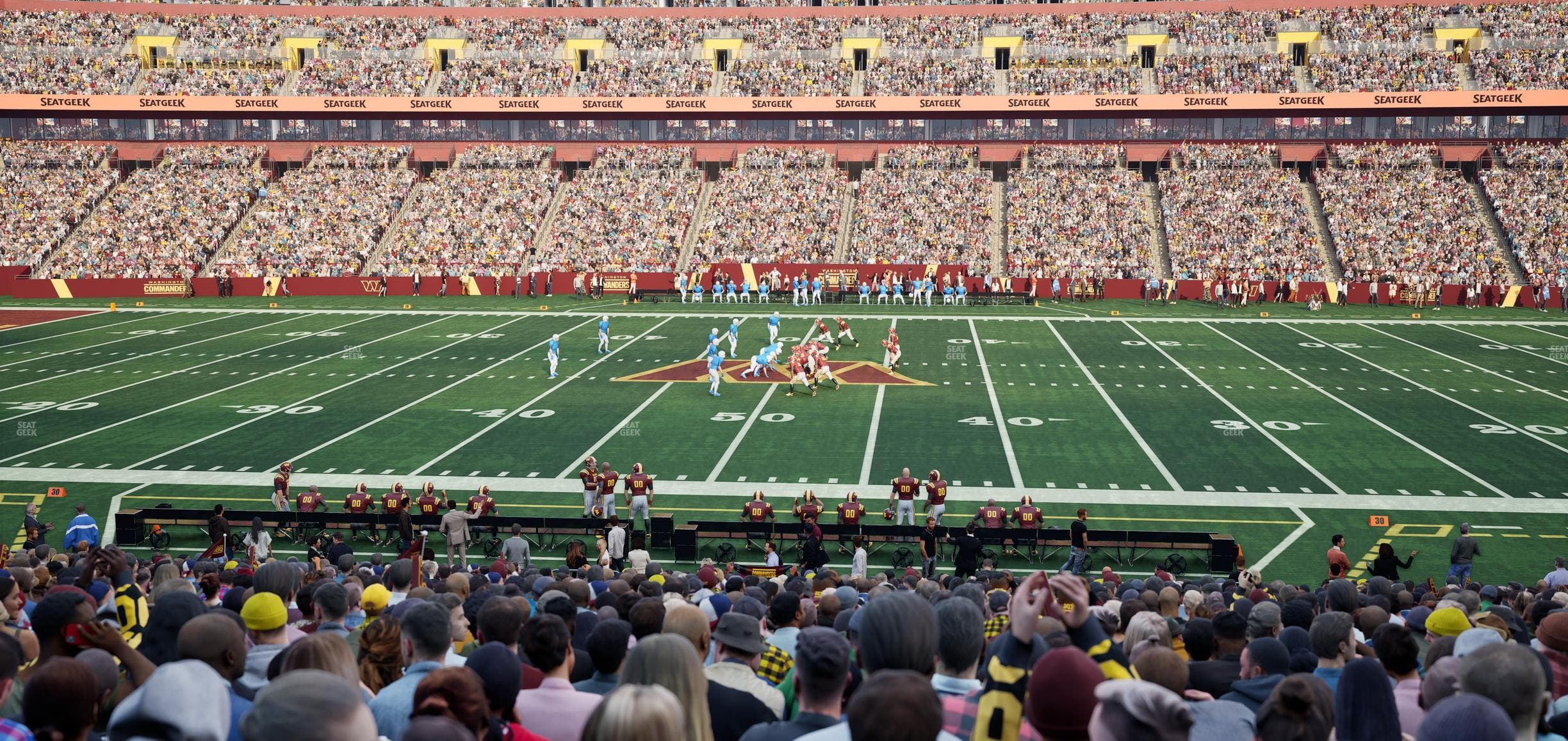 Northwest Stadium - Section 121 Seat View
