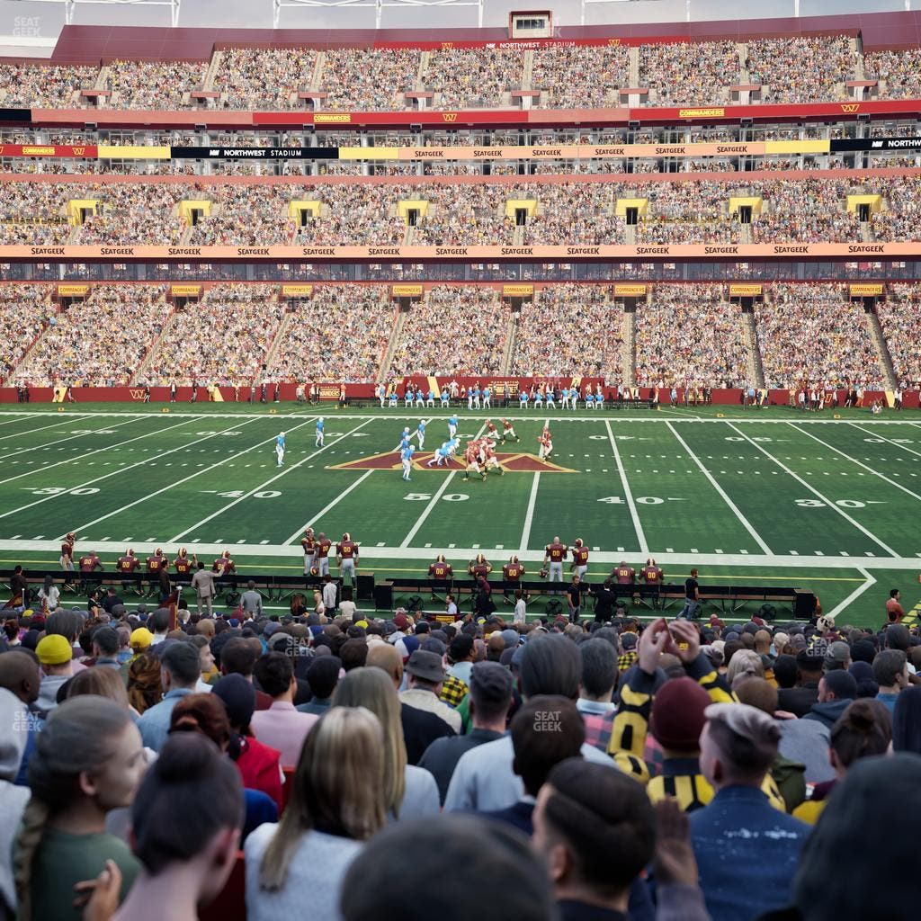 Northwest Stadium - Section 121 Seat View