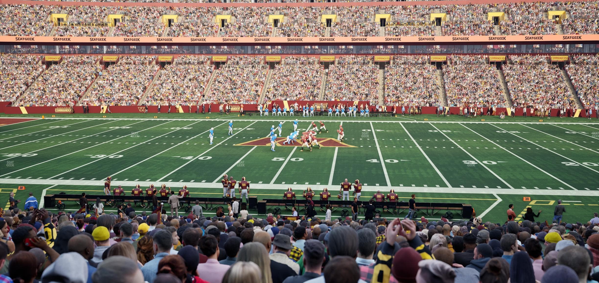 Northwest Stadium - Section 121 Seat View