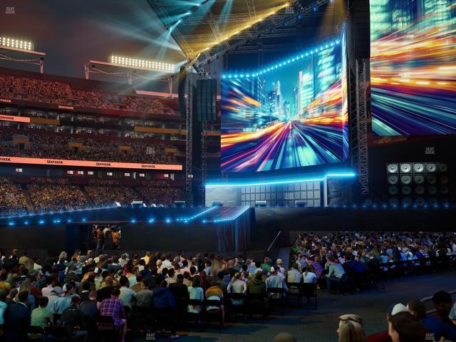 Northwest Stadium - Section 121 Seat View