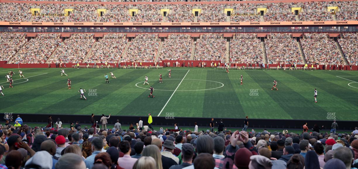 Northwest Stadium - Section 121 Seat View