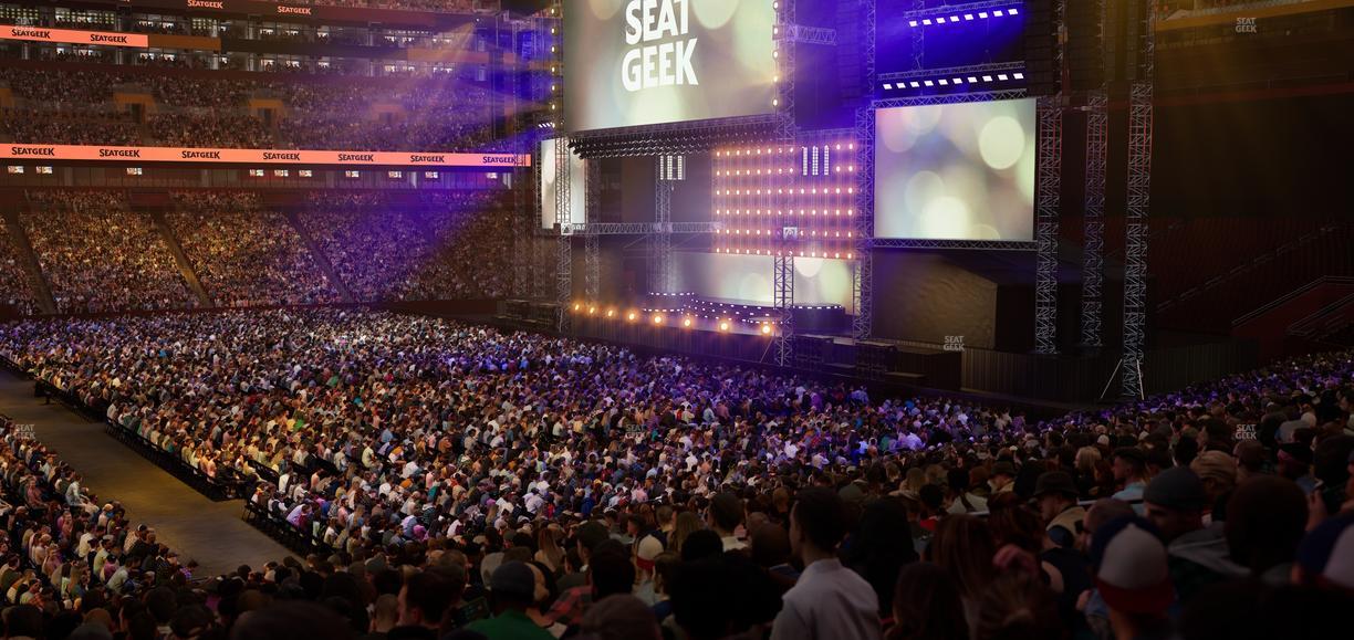 Northwest Stadium - Section 122 Seat View