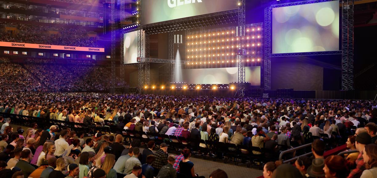 Northwest Stadium - Section 122 Seat View