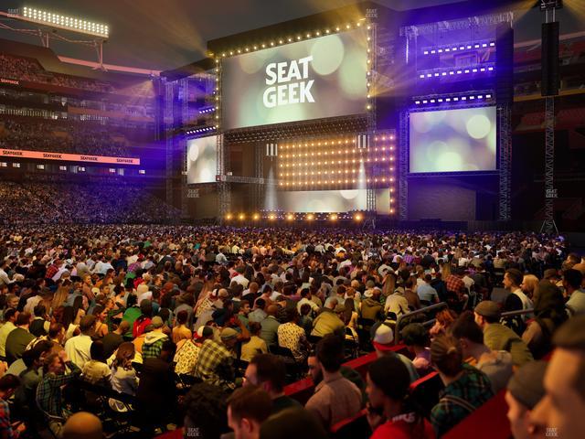 Northwest Stadium - Section 123 Seat View